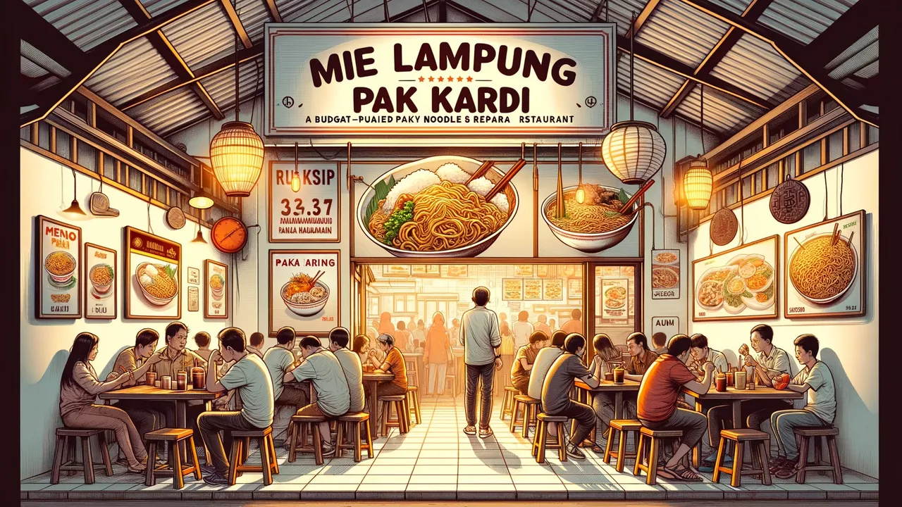 Kuliner Hemat Mie Lampung Pak Kardi Semarang