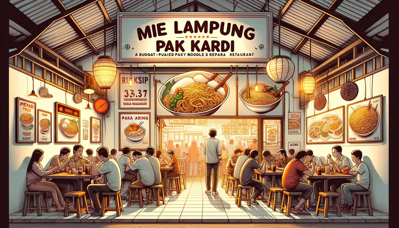 Kuliner Hemat Mie Lampung Pak Kardi Semarang