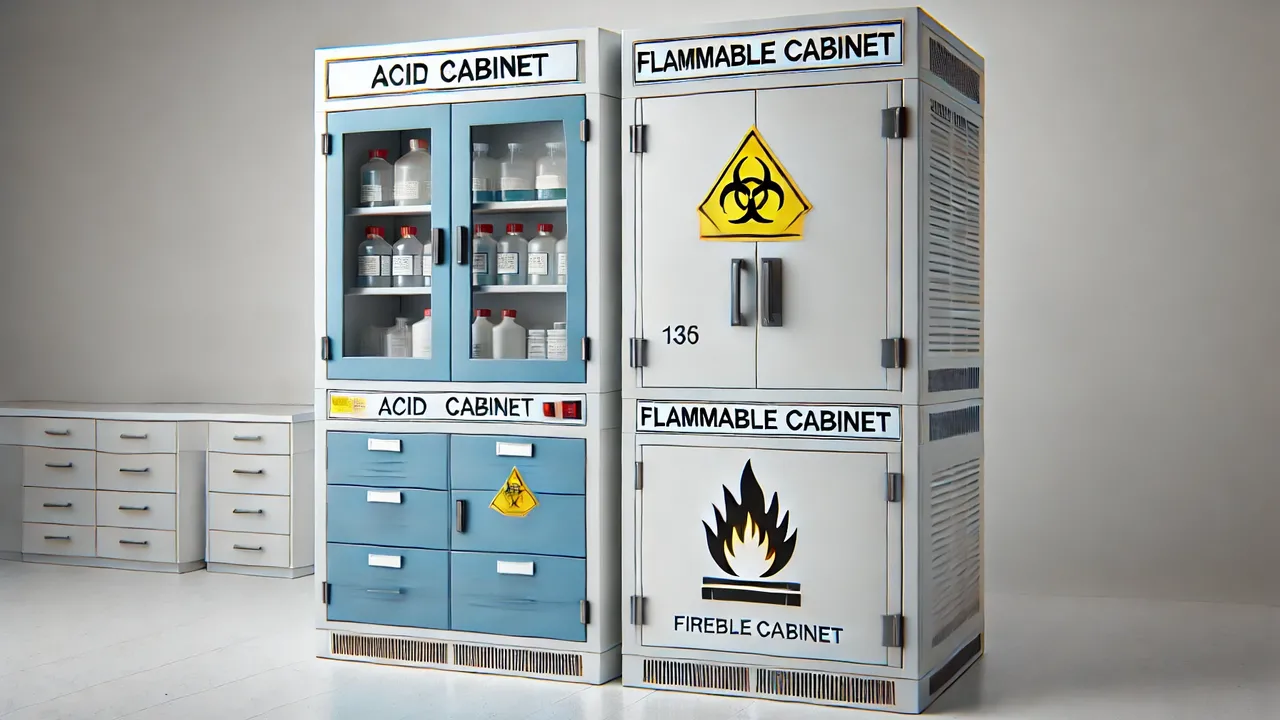 Optimasi Penyimpanan di Acid Cabinet dan Flammable