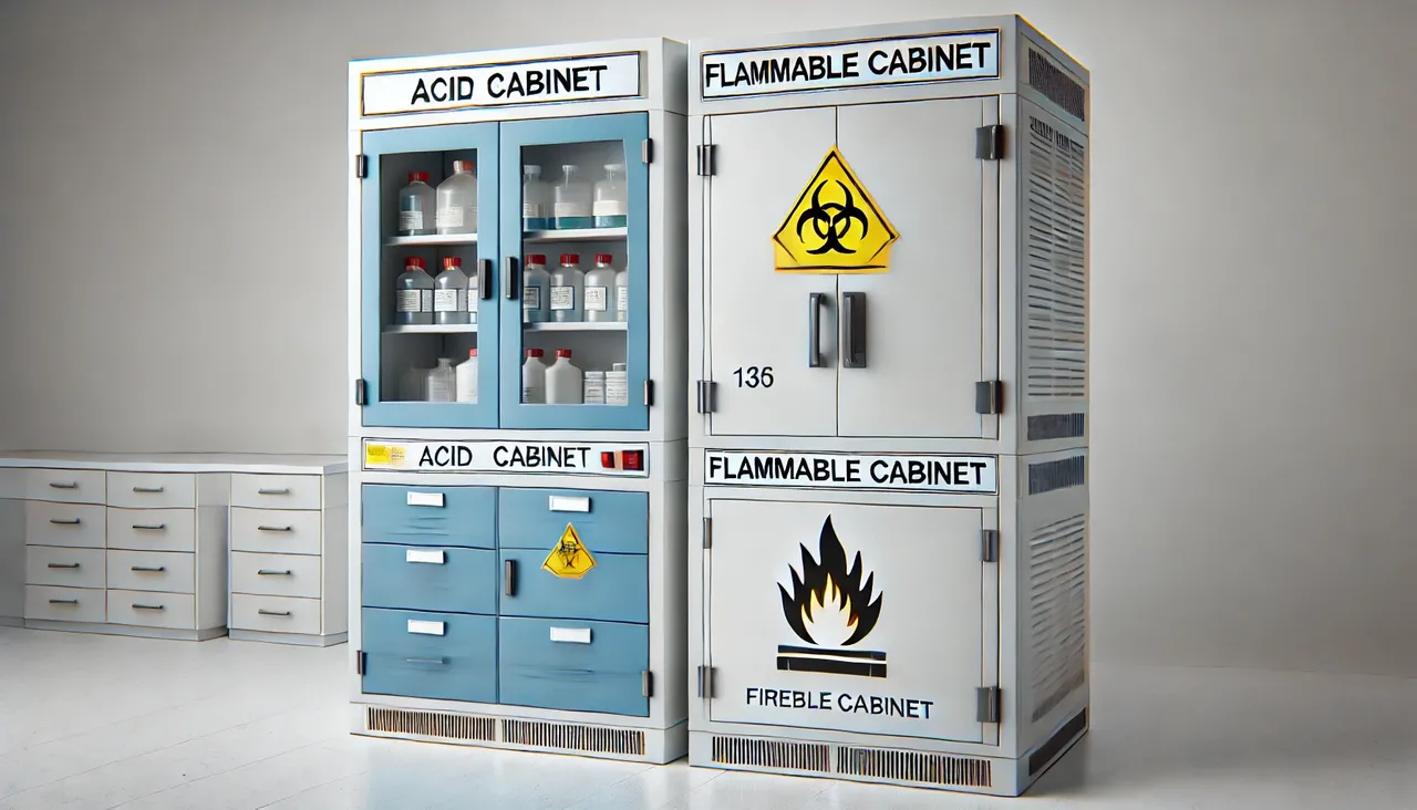 Optimasi Penyimpanan di Acid Cabinet dan Flammable